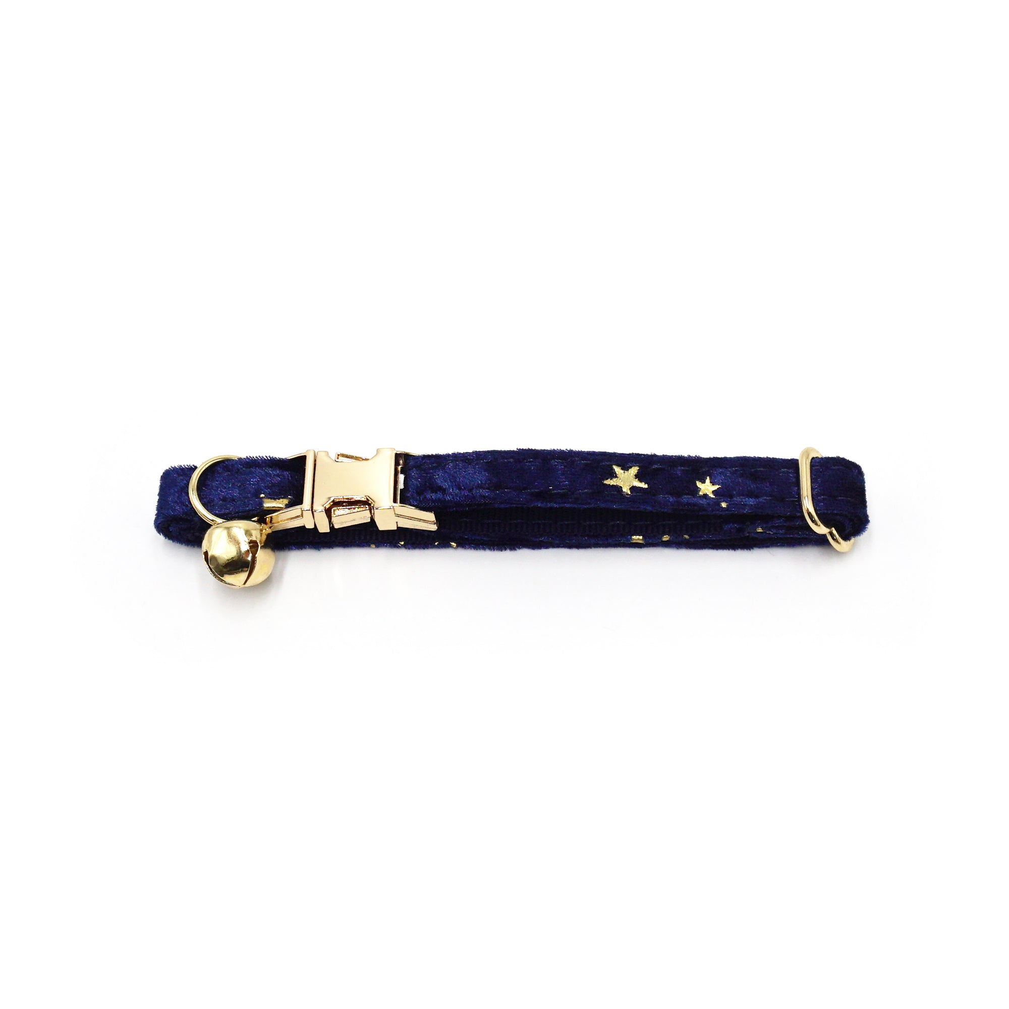 Pookies' Midnight Star Velvet Cat Collar