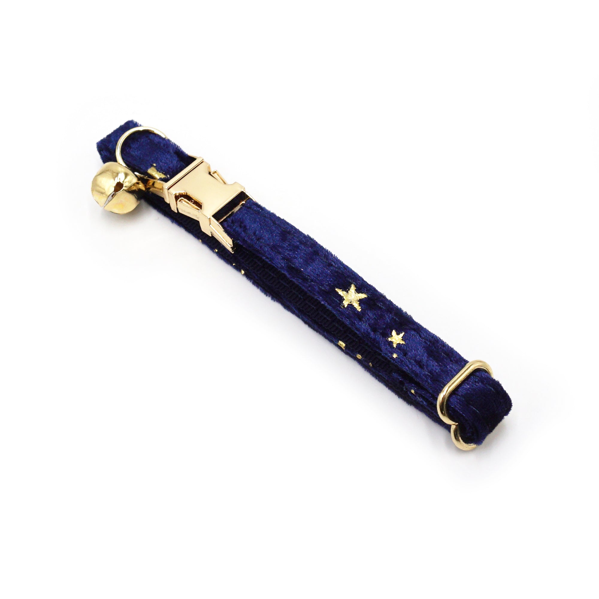 Pookies' Midnight Star Velvet Cat Collar